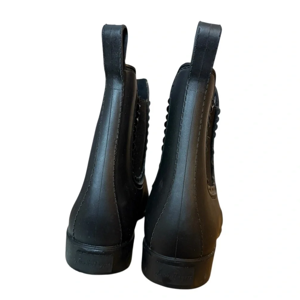 Jack Rogers Sallie Black Ankle Rain Boots